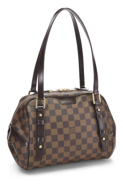 Louis Vuitton, Pre-Loved Damier Ebene Rivington PM, Brown