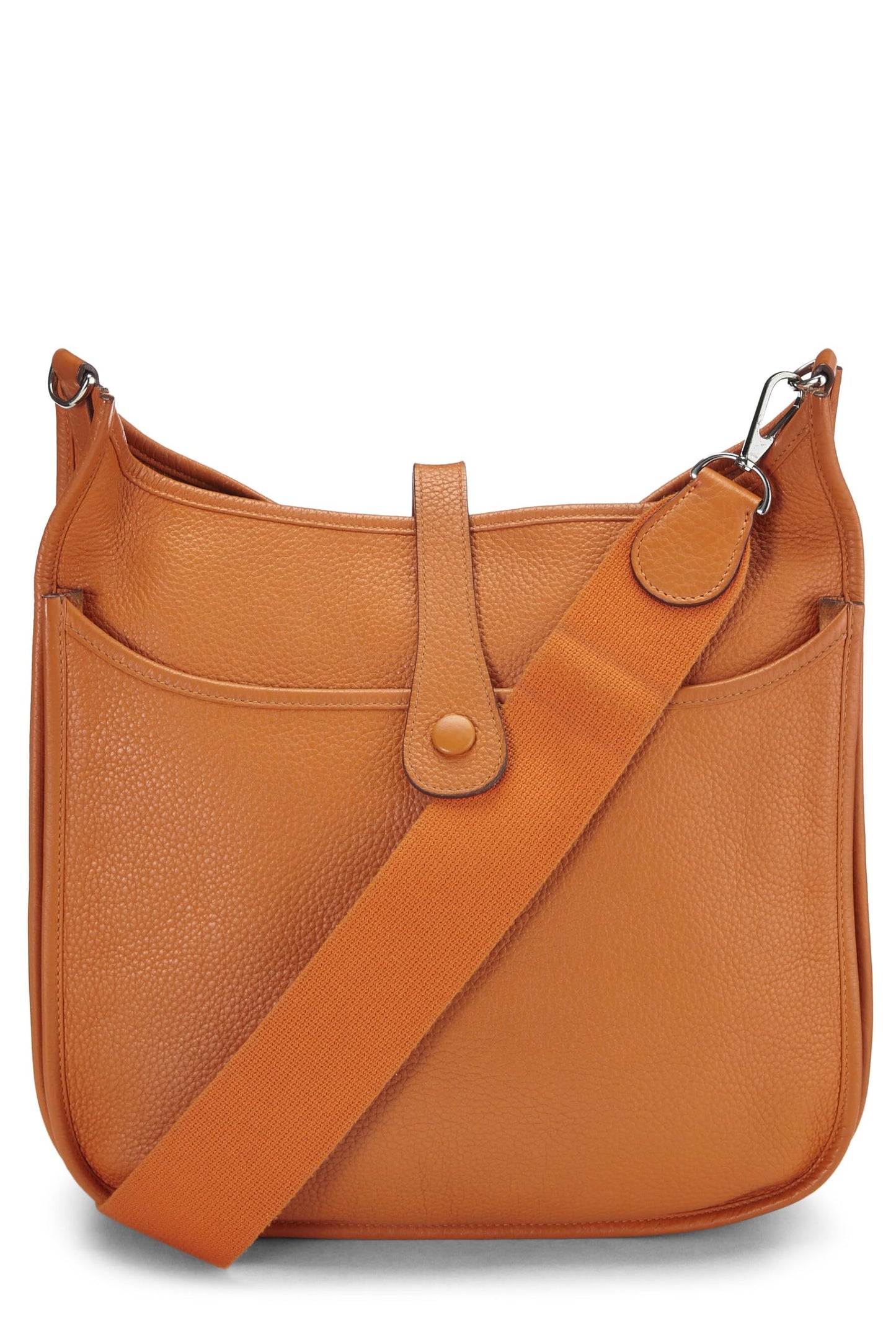 Hermès, Minium Clémence Evelyne III GM Orange d'occasion, Orange