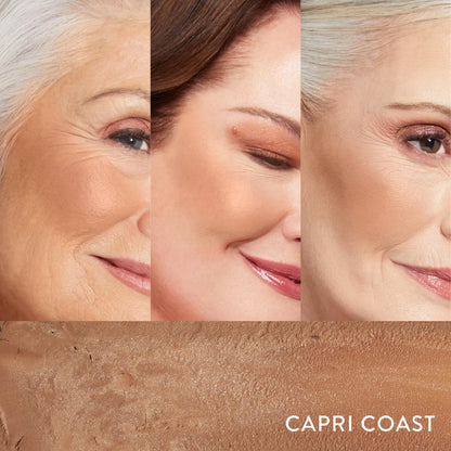 LAURA GELLER NEW YORK Bâton de maquillage bronzeur en marbre italien | Contour marbré au fini crème pour un éclat naturel, Capri Coast