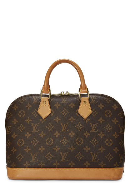 Louis Vuitton, Pre-Loved Monogram Canvas Alma PM, Brown