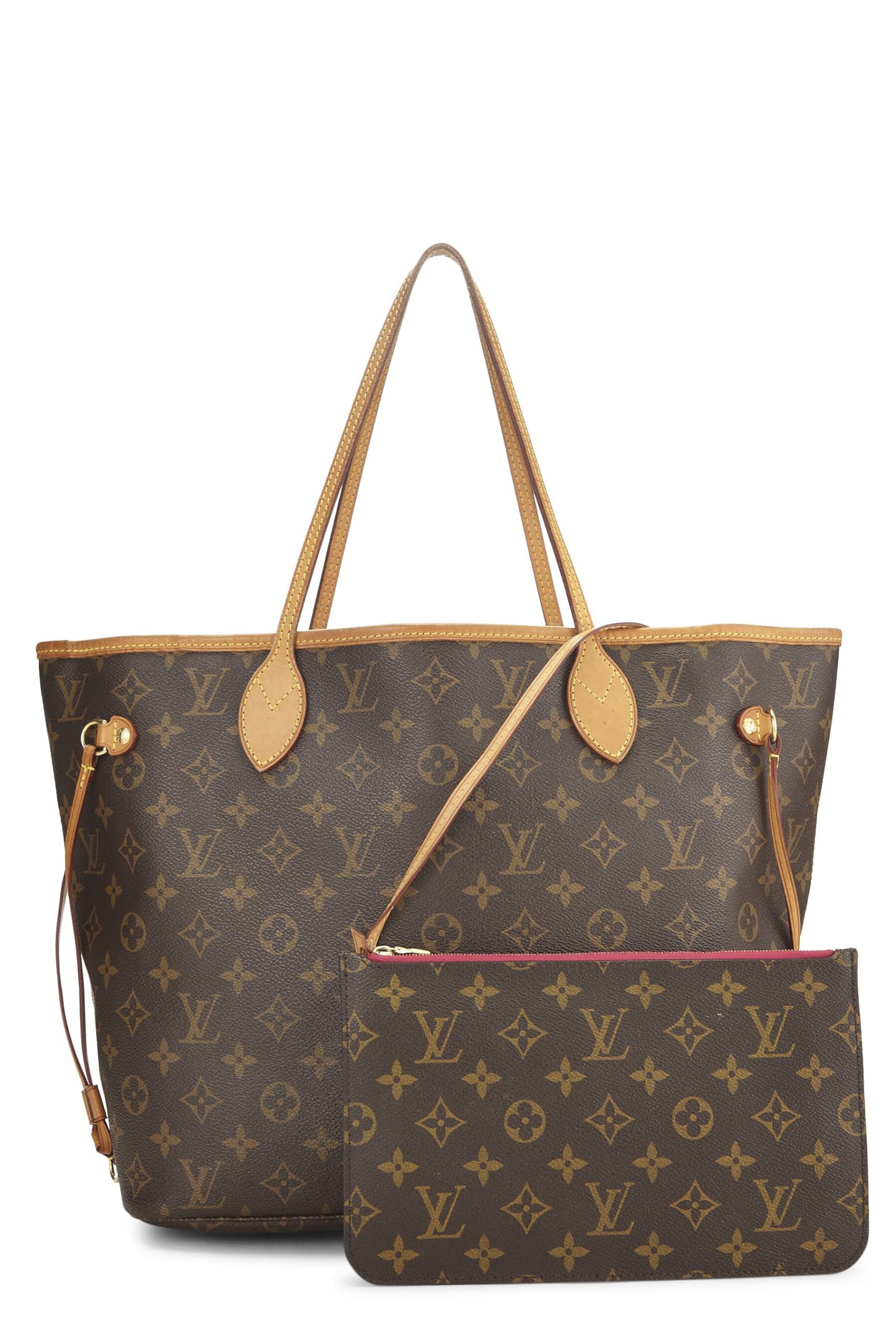 Louis Vuitton, Neo Neverfull MM en toile monogram rose d'occasion, rose