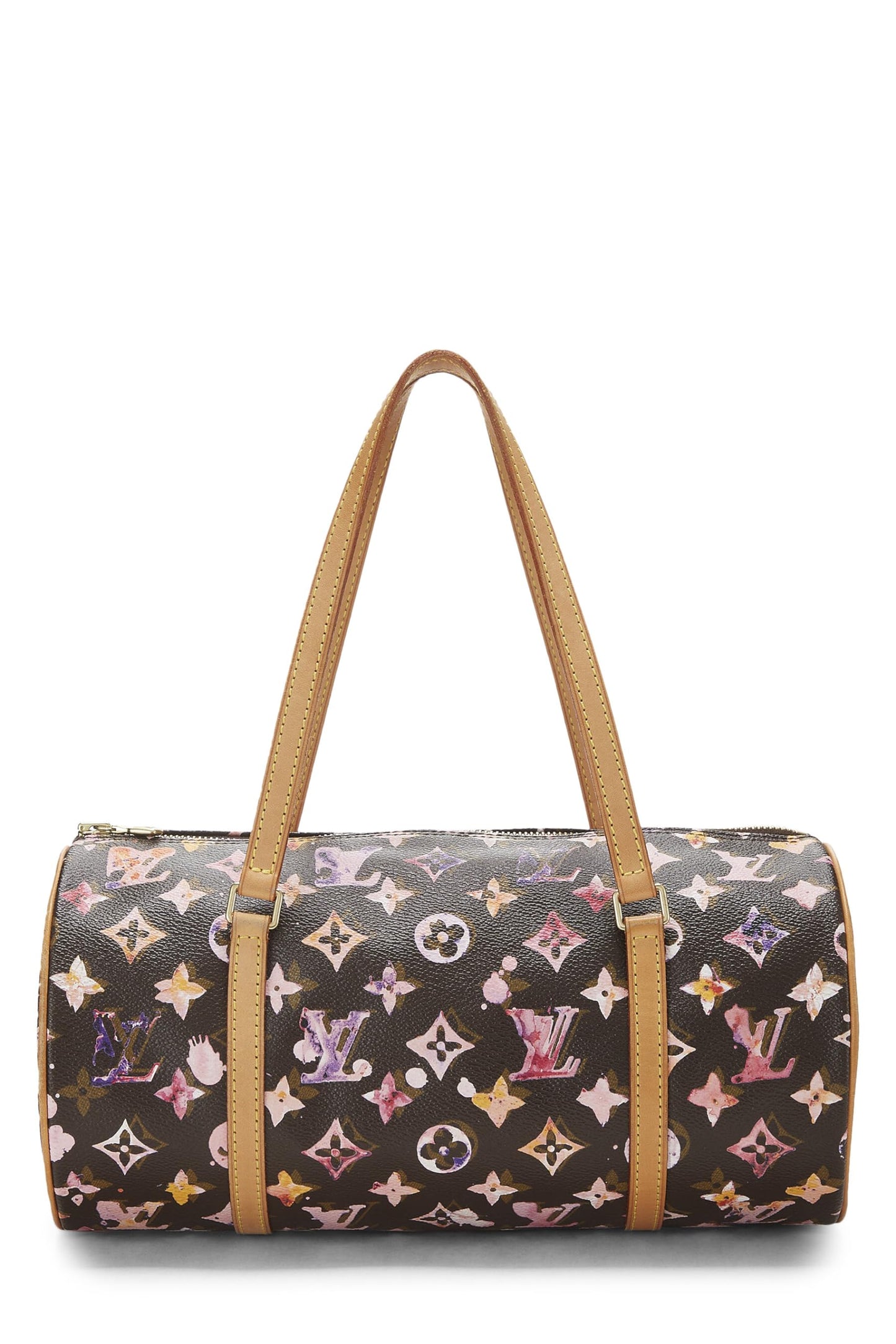 Louis Vuitton, Pre-Loved Richard Prince x Louis Vuitton Monogram Watercolor Papillon 30, Brown