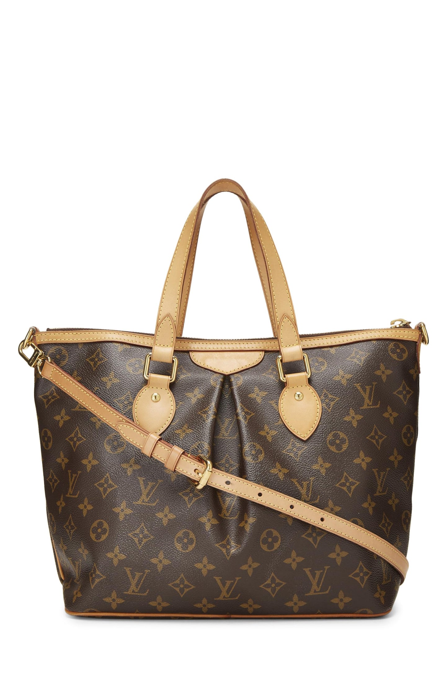 Louis Vuitton, Pre-Loved Monogram Canvas Palermo PM, Brown