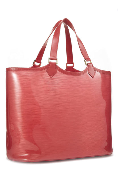 Louis Vuitton, Lagoon Bay GM en vinyle épi rouge d'occasion, rouge