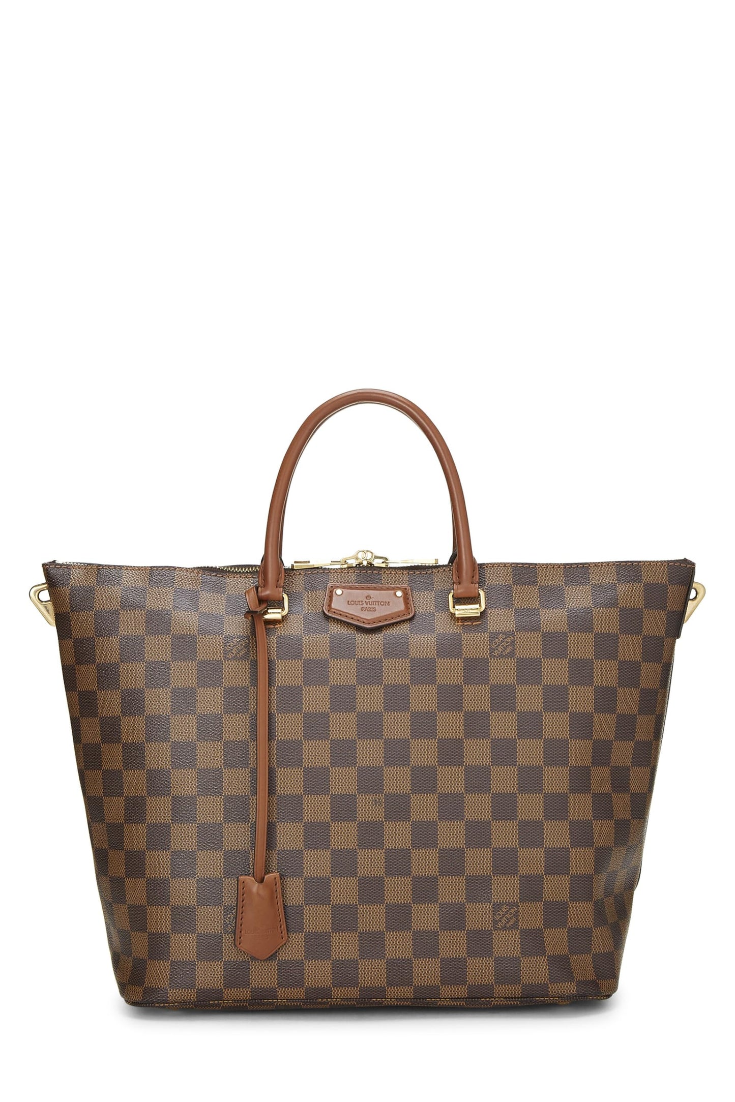 Louis Vuitton, Pre-Loved Damier Ebene Belmont, Marrón