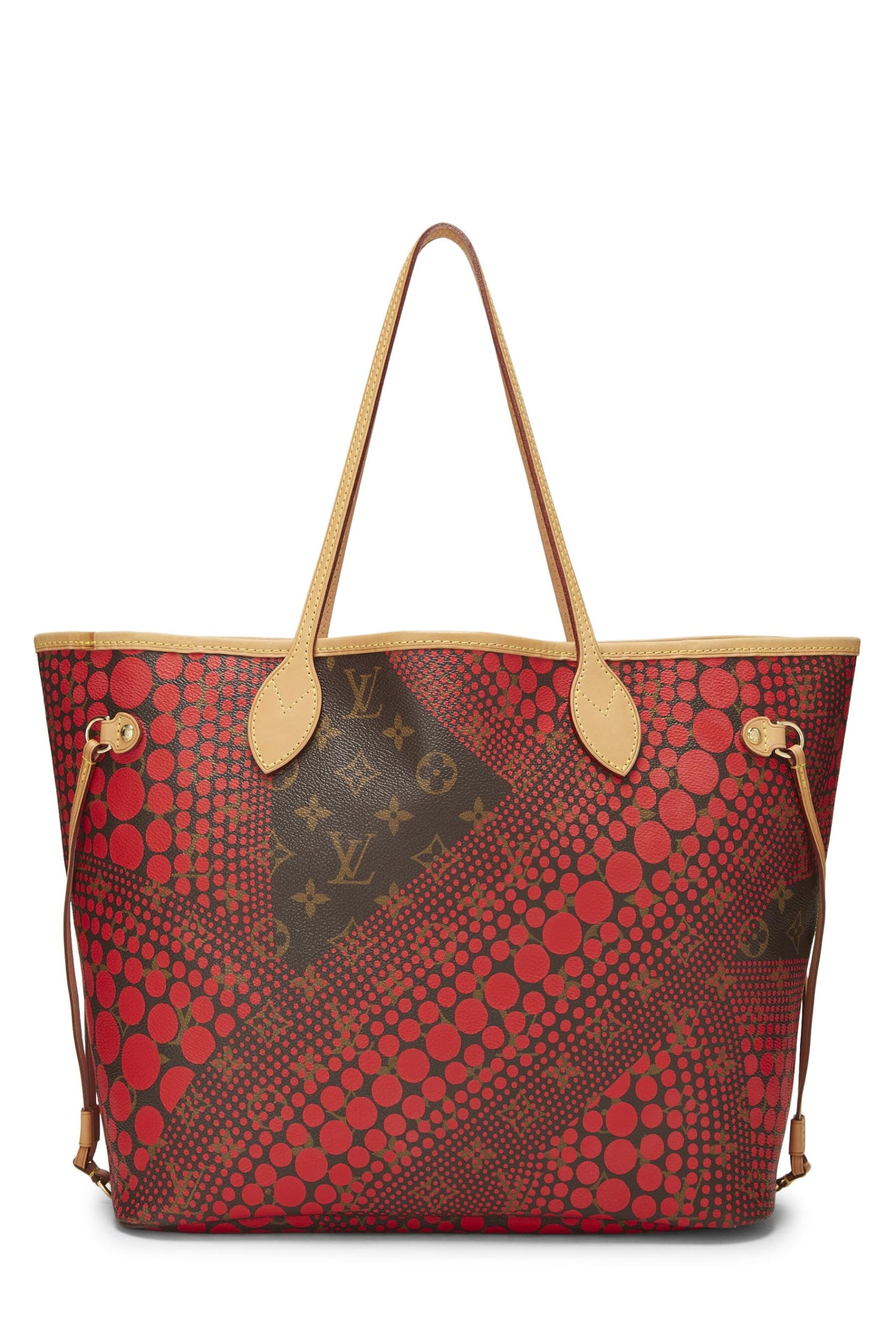 Louis Vuitton, Yayoi Kusama x Louis Vuitton Red Monogram Dots Infinity Neverfull MM, Rouge