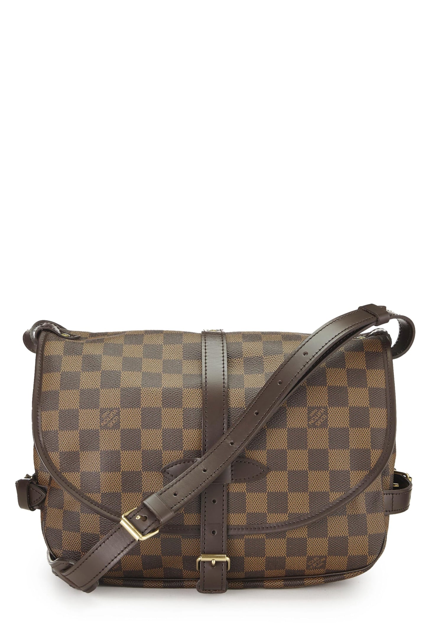 Louis Vuitton, Pre-Loved Damier Ebene Saumur 30, Brown