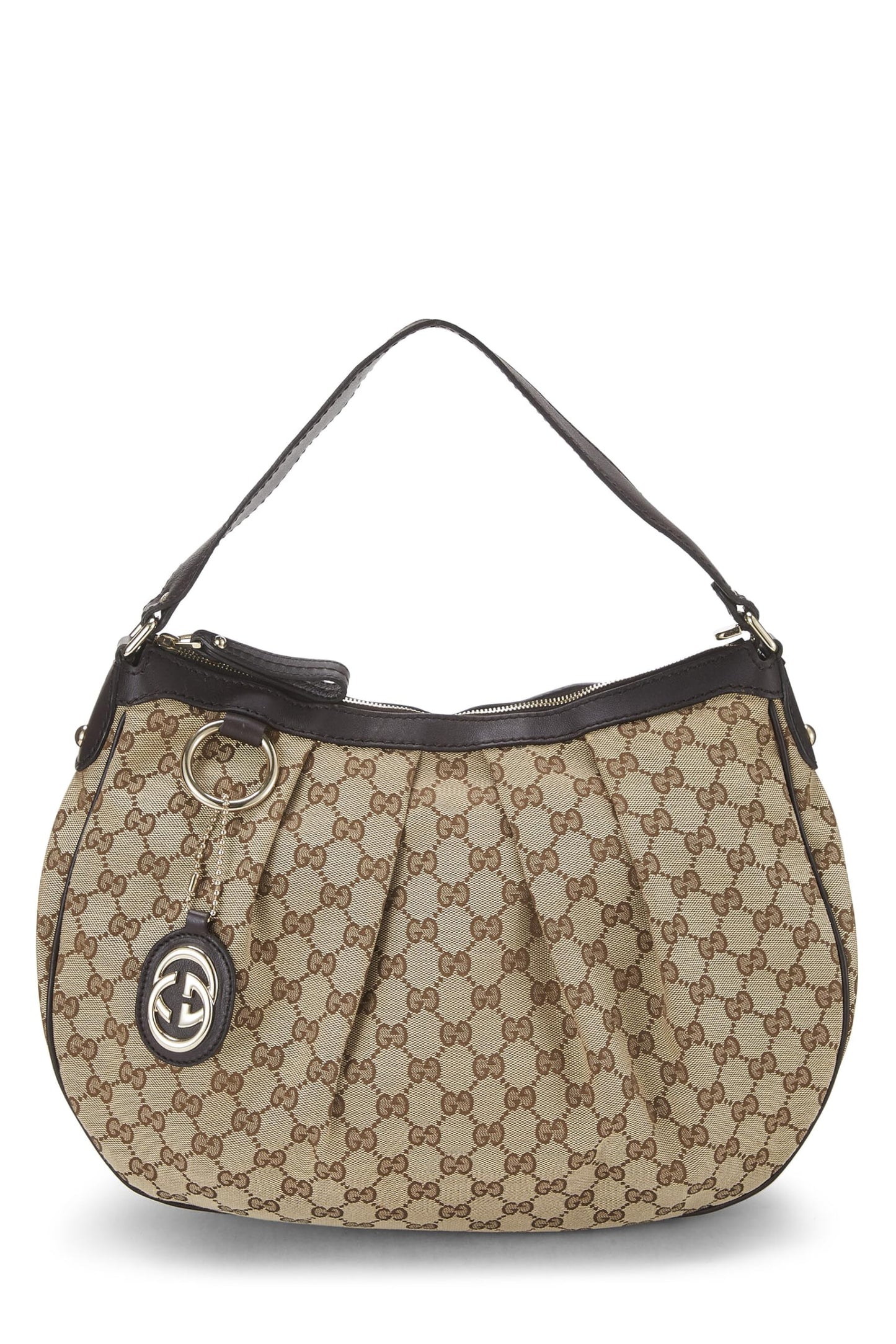 Gucci, Hobo Sukey de lona GG original Pre-Loved, Marrón