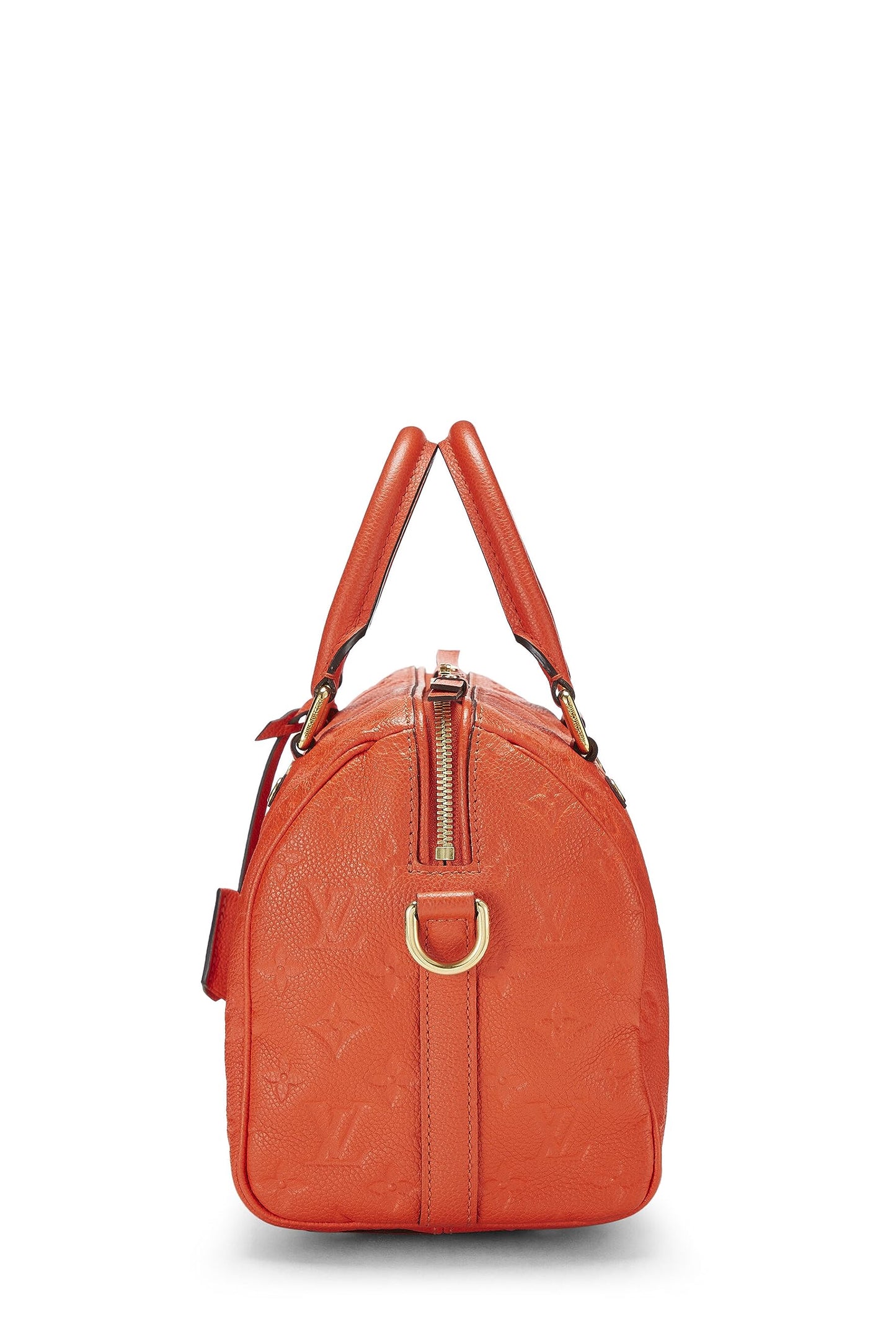 Louis Vuitton, Pre-Loved Orange Monogram Empreinte Speedy Bandouliere 25, Orange