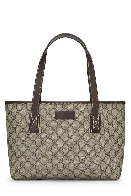 Gucci, Pre-Loved Original GG Supreme Canvas Tote, Brown