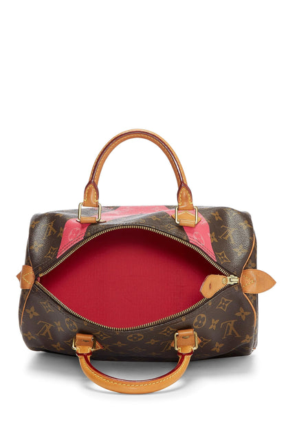 Louis Vuitton, Pre-Loved Pink Monogram V Speedy 30, Pink