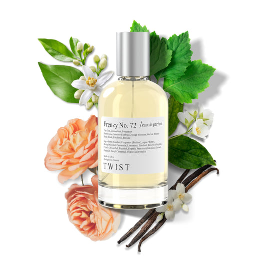 Twist - Frenzy No. 72 - Eau De Parfum Inspired by V&Rolf's Flower Bomb, Long-Lasting Perfume For Women, Paraben Free, Vegan, Clean Ingredients, Fragrance - Spray 100 ml | 3.4 fl. oz.