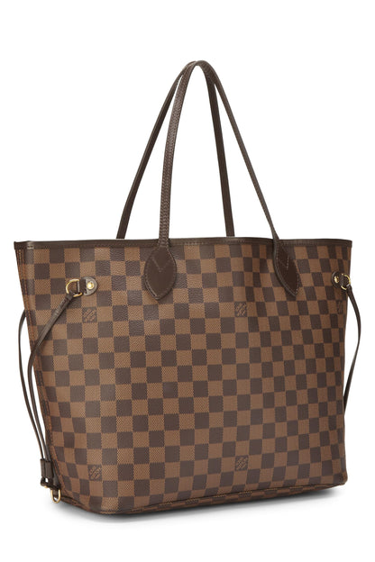 Louis Vuitton, Pre-Loved Damier Ebene Neverfull MM NM, Brown