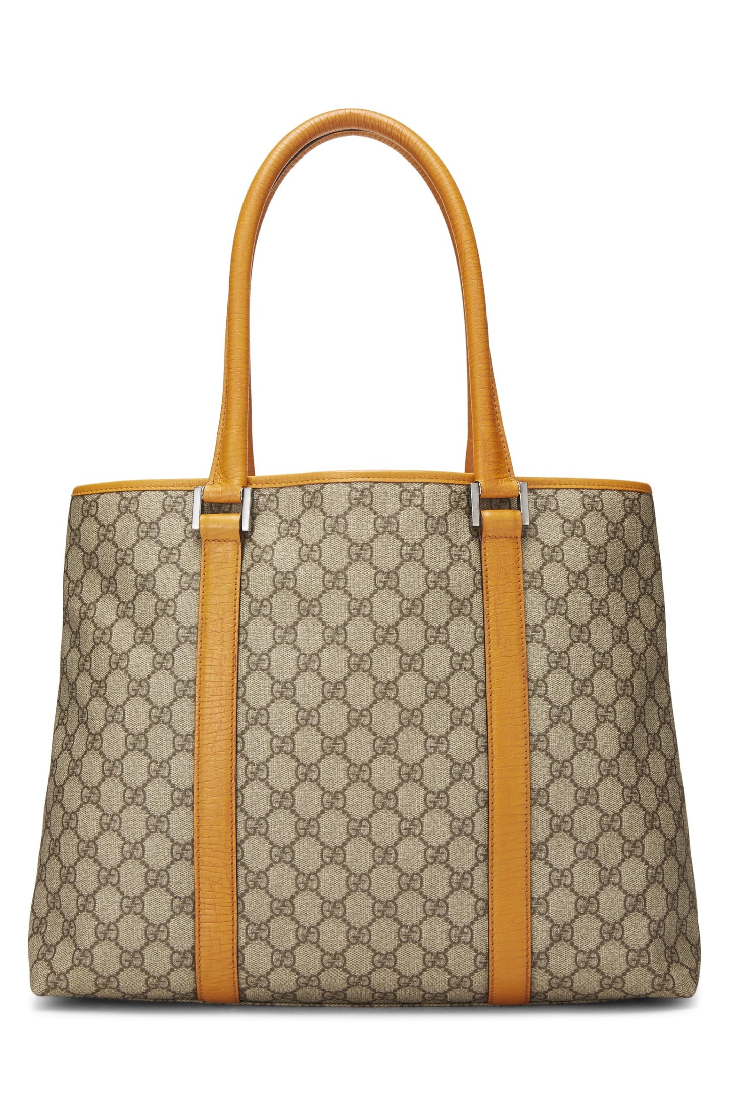 Gucci, Pre-Loved Orange Original GG Supreme Canvas Joy Tote, Orange