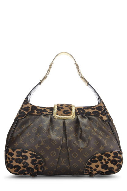 Louis Vuitton, Pre-Loved Monogram Leopard Polly, Brown