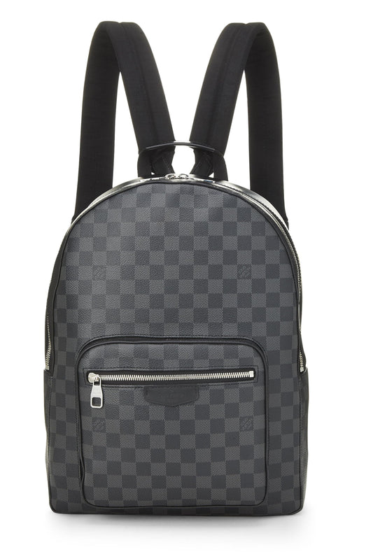 Louis Vuitton, Pre-Loved Damier Graphite Josh Backpack, Black