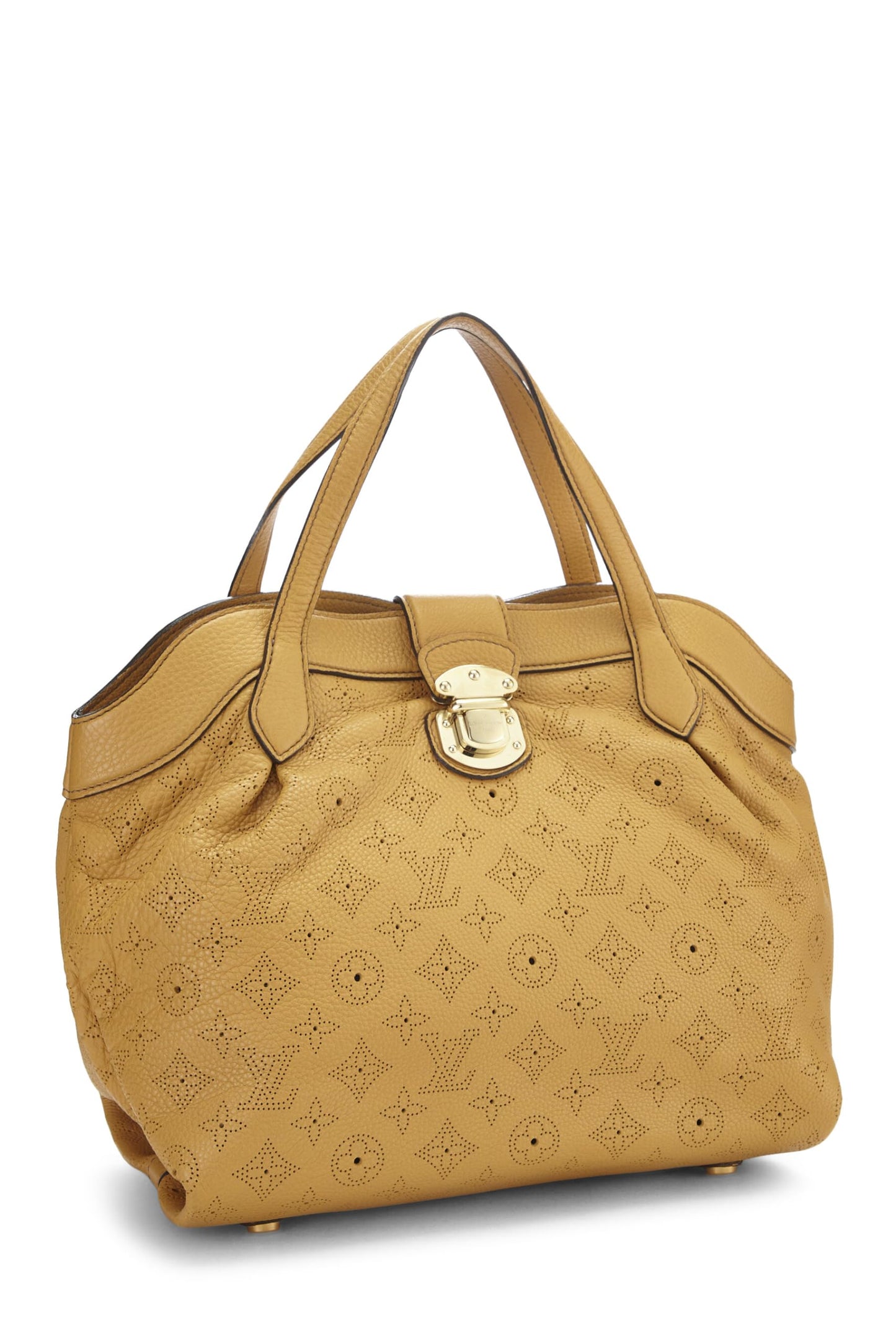 Louis Vuitton, Pre-Loved Yellow Monogram Mahina Sevres PM, Yellow