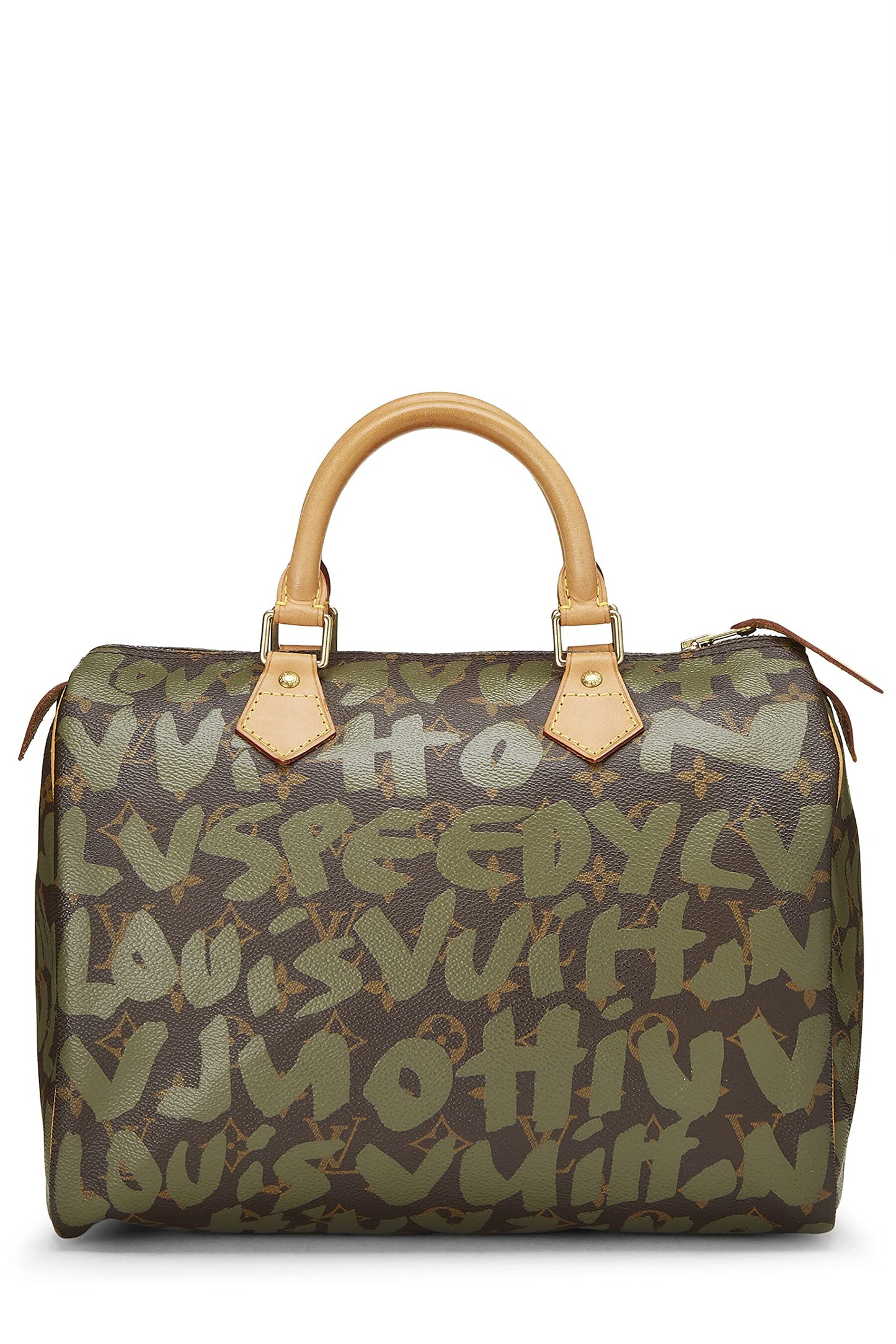 Louis Vuitton, Stephen Sprouse x Louis Vuitton d'occasion, Speedy 30 Monogram Green Graffiti, Vert