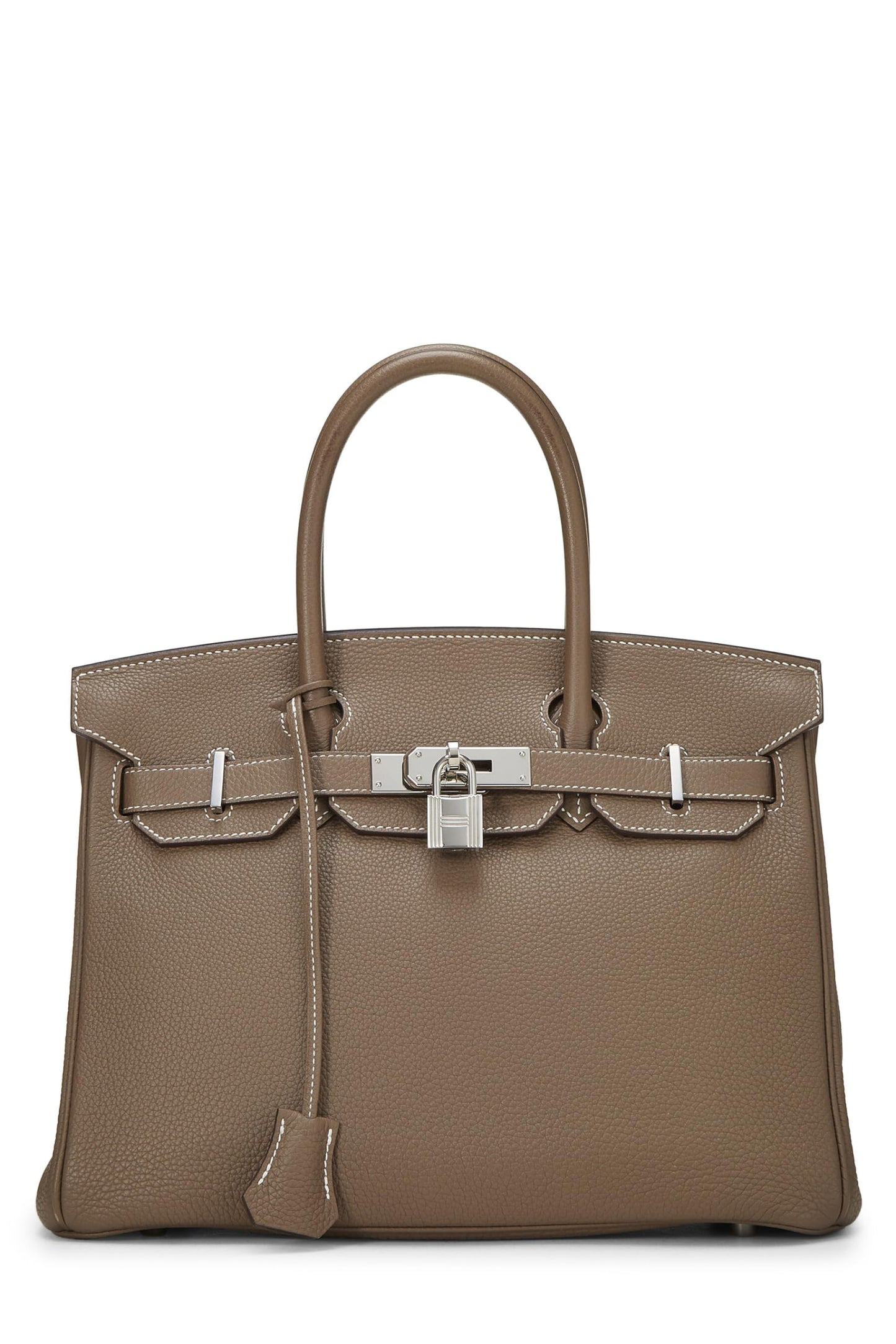 Hermès, Pre-Loved Etoupe Gris Togo Birkin 30, Etoupe