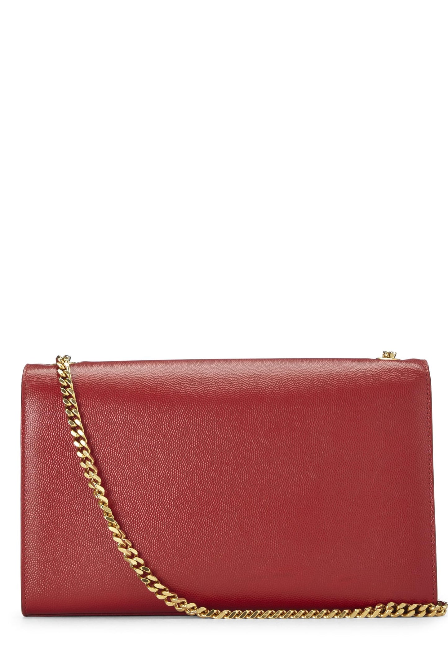 Yves Saint Laurent, Kate Medium en cuir de veau grainé rouge d'occasion, rouge