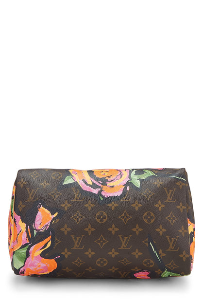 Louis Vuitton, Pre-Loved Stephen Sprouse x Monogram Roses Speedy 30, Brown