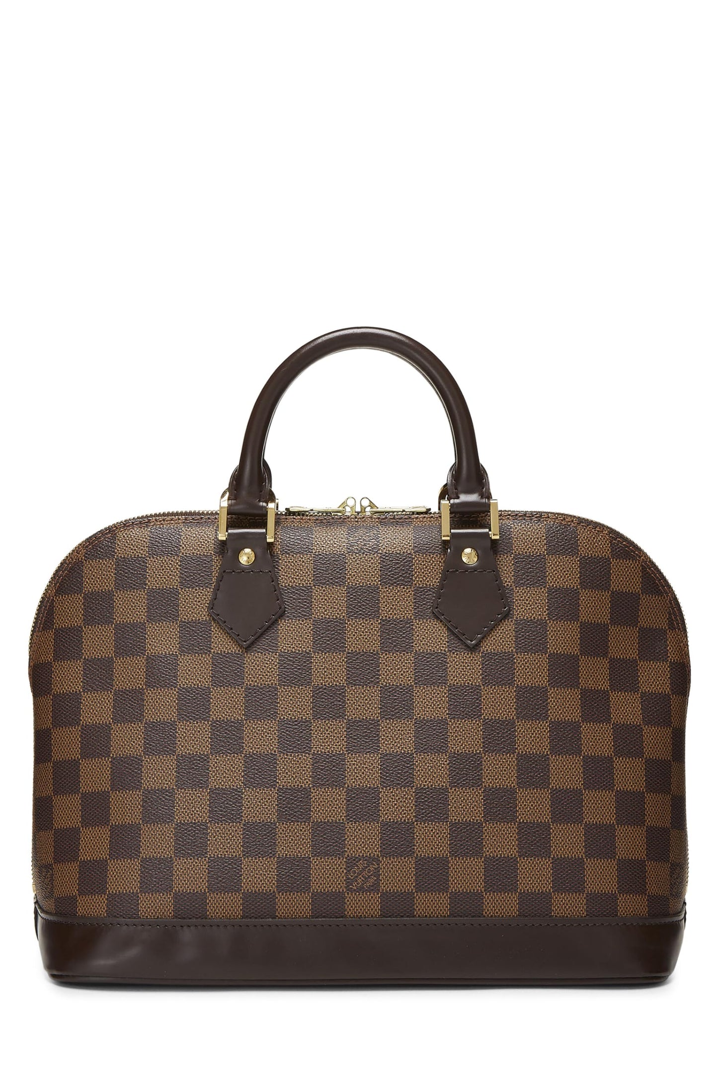 Louis Vuitton, Alma PM Damier Ebène d'occasion, marron