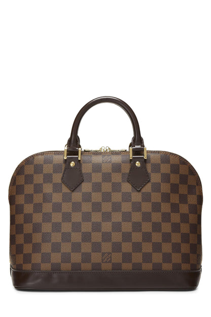 Louis Vuitton, Pre-Loved Damier Ebene Alma PM, Brown