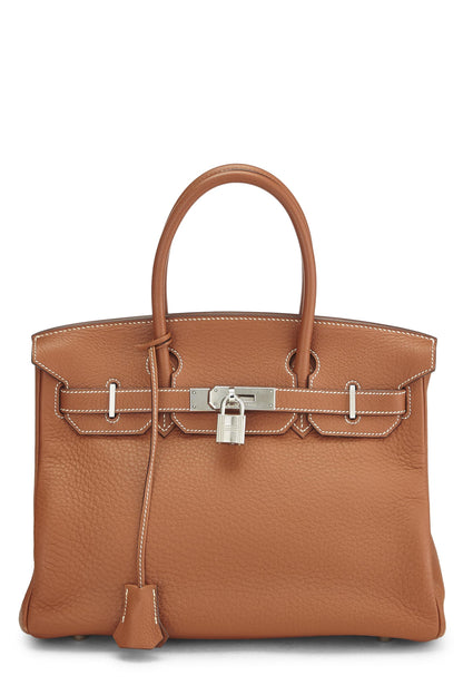 Hermès, Pre-Loved Etrusque Clemence Birkin 30, Etrusque