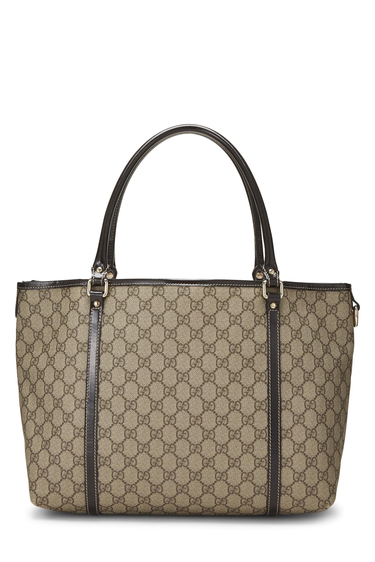 Gucci, sac fourre-tout Joy en toile suprême GG marron d'occasion, marron