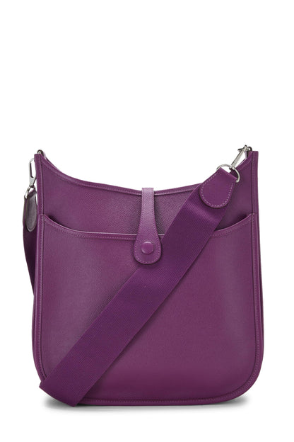 Hermès, Cyclamen Epsom Evelyne III PM d'occasion, violet