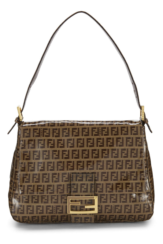 Fendi, Pre-Loved Brown Zucchino Vinyl Mama, Brown