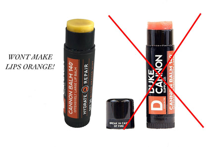 Duke Cannon Cannon Lip Balm 140° & Tactical Lip Protectant Bundle - SPF 30 & SPF 15, Blood Orange Mint & Fresh Mint Flavors, 2 Pack