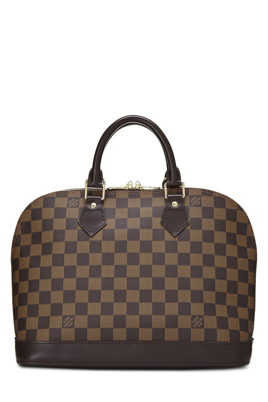 Louis Vuitton, Alma PM Damier Ebène d'occasion, marron