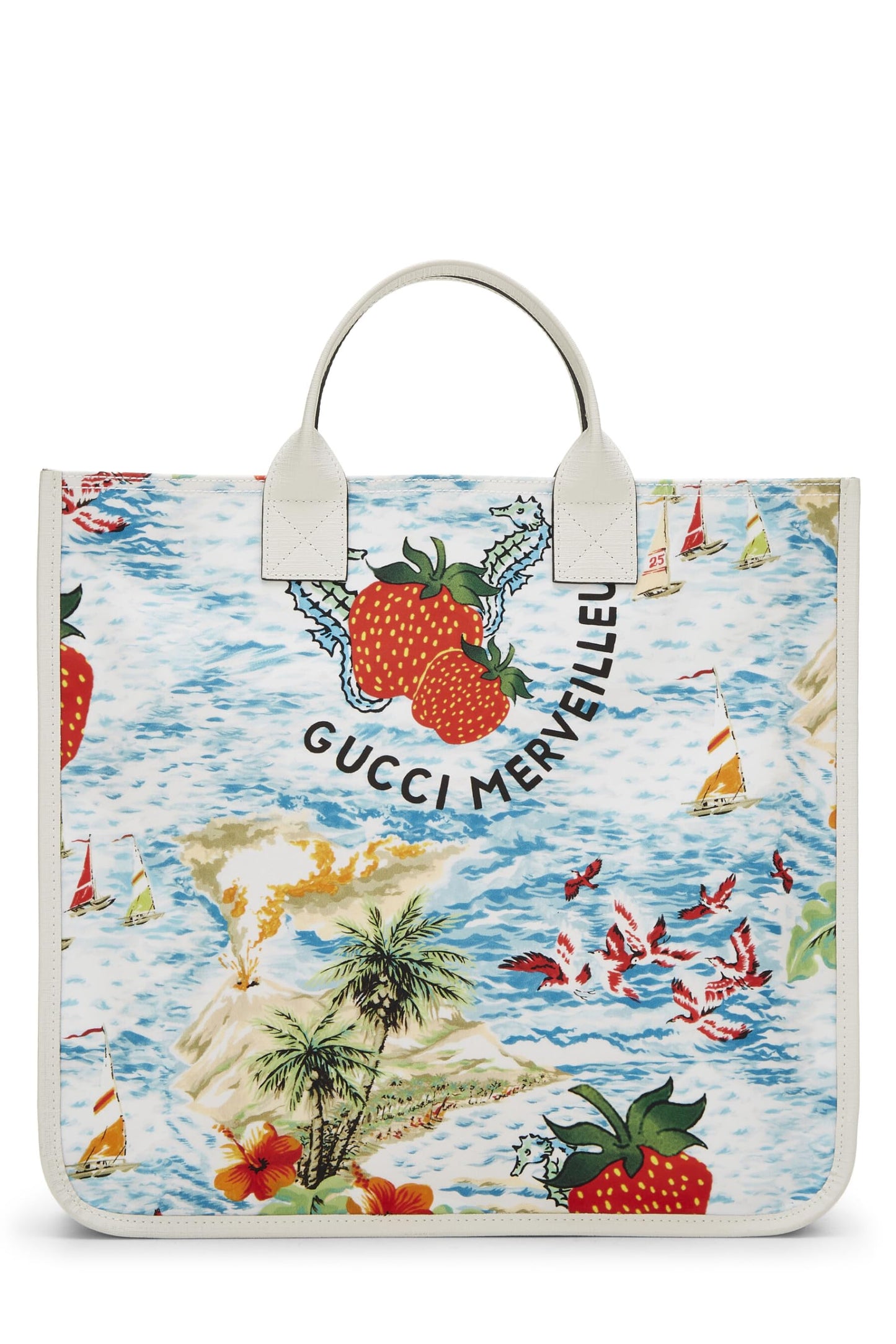 Gucci, sac fourre-tout Merveilleux en nylon multicolore pour enfant, d'occasion, multicolore