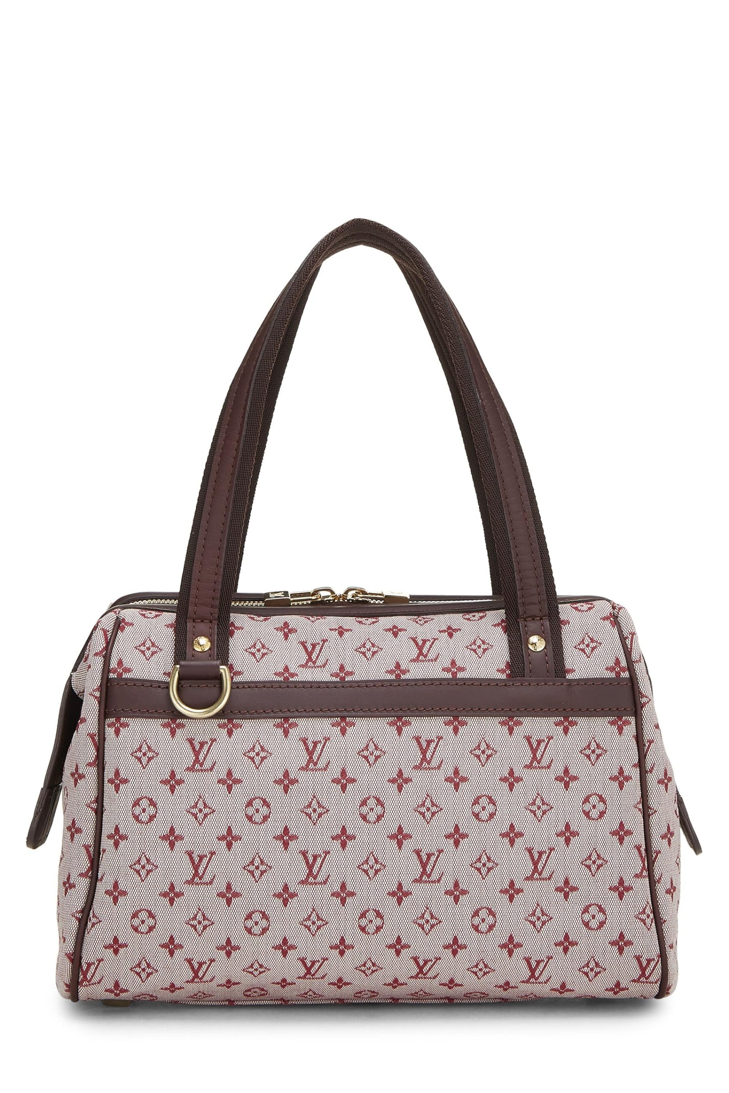 Louis Vuitton, Pre-Loved Mini Lin Josephine PM con monograma burdeos, Rojo