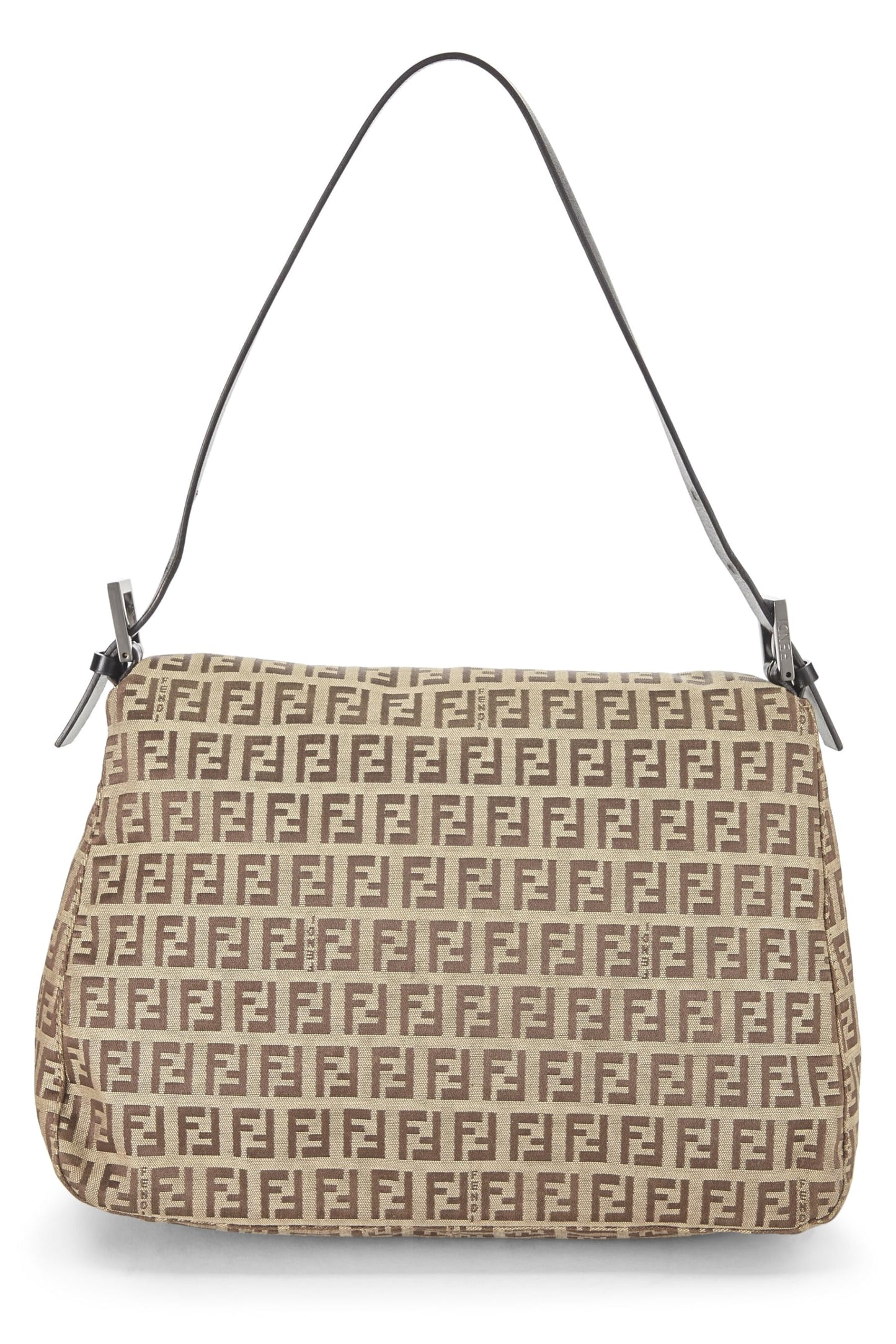 Fendi, Pre-Loved Brown Zucchino Canvas Mama, Marrón