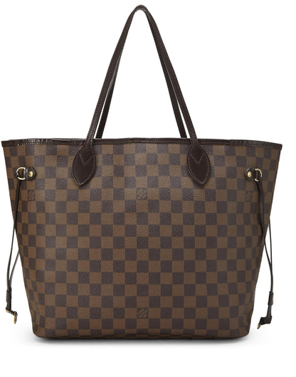 Louis Vuitton, Pre-Loved Damier Ebene Neverfull MM, Brown