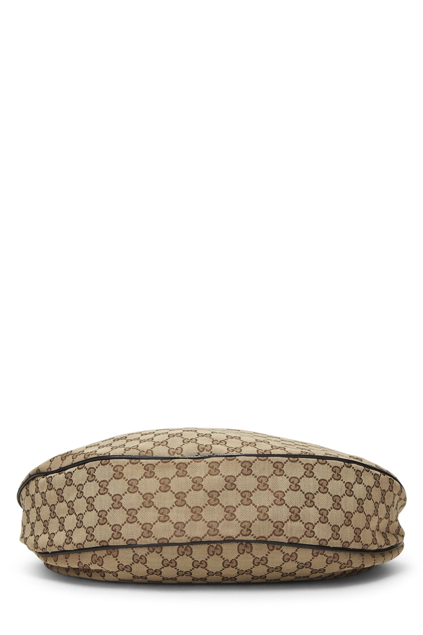 Gucci, sac hobo en toile GG noir d'occasion, noir