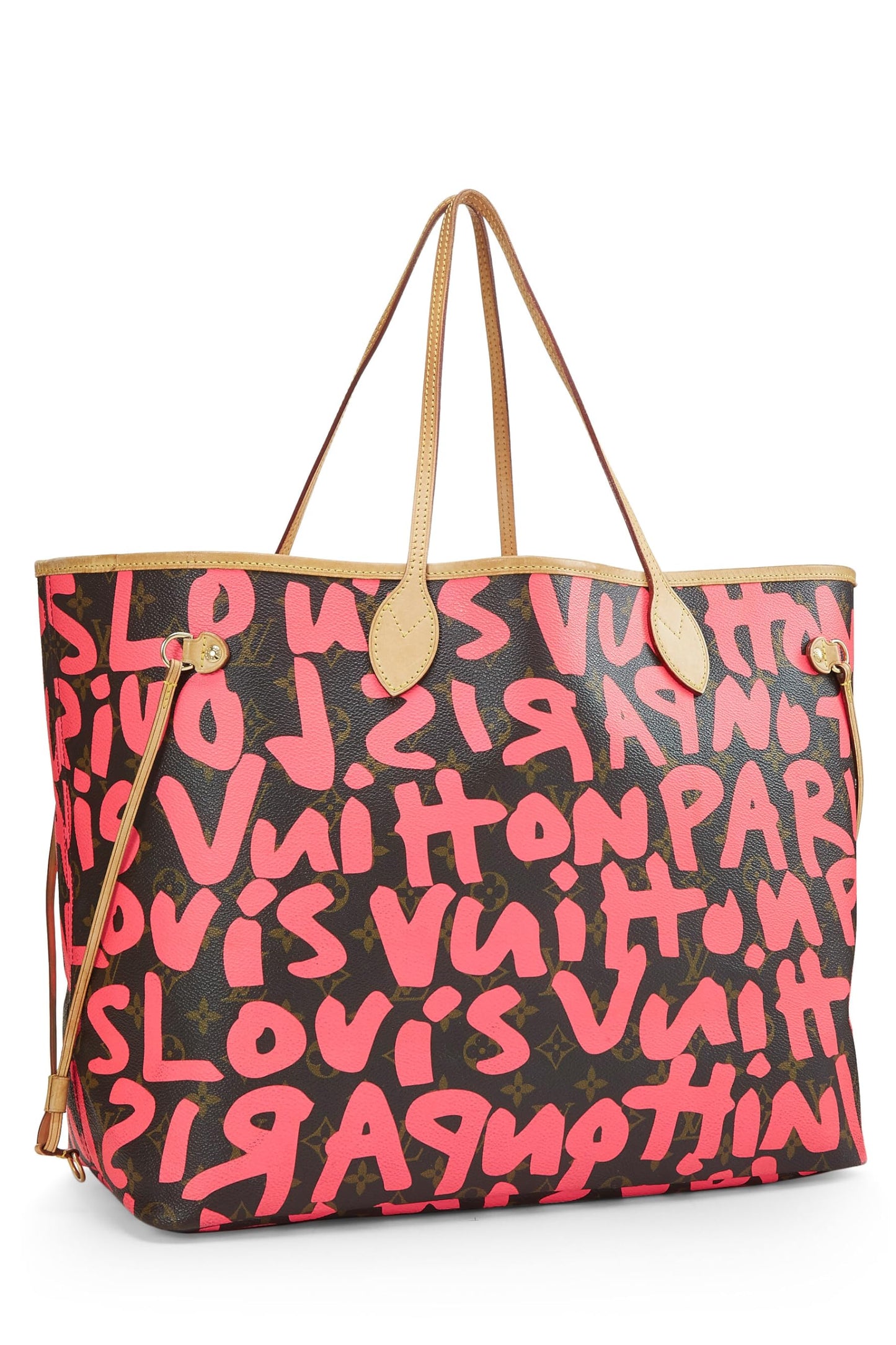 Louis Vuitton, Stephen Sprouse x Louis Vuitton Pink Graffiti Neverfull GM, Rose