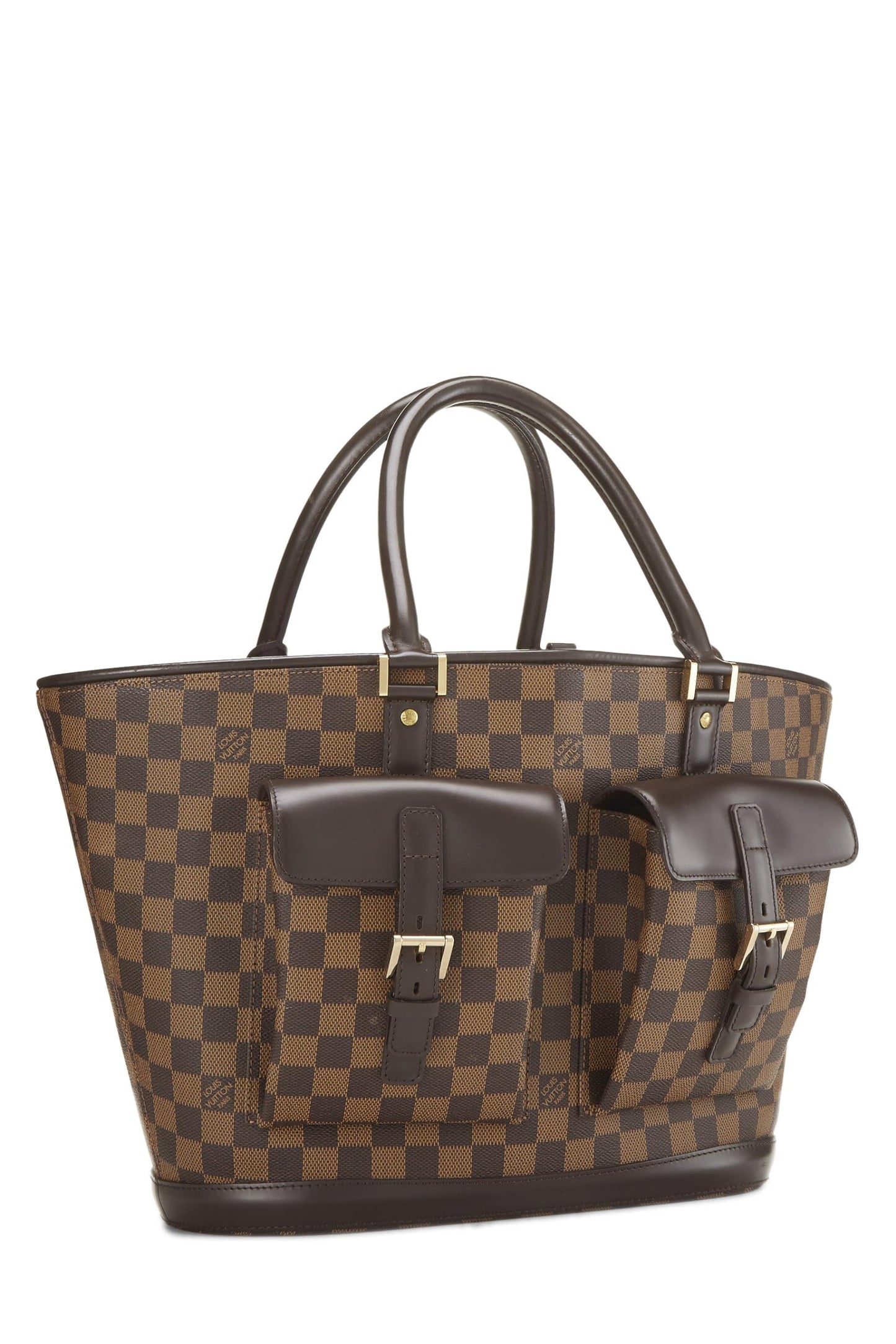 Louis Vuitton, Damier Ebene Manosque GM pré-aimé, Marron