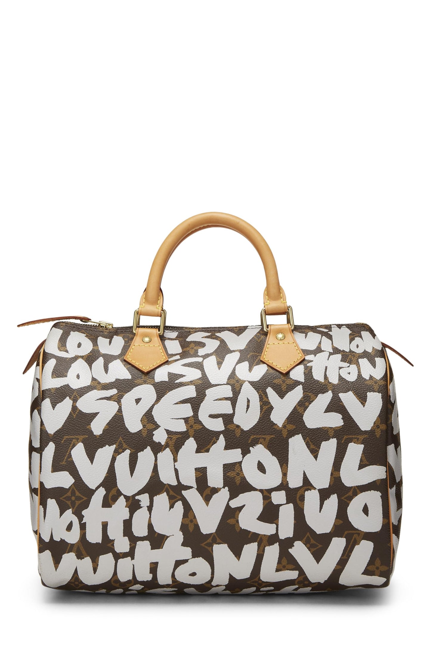 Louis Vuitton, Pre-Loved Stephen Sprouse x Louis Vuitton Monograma Gris Graffiti Speedy 30, Gris