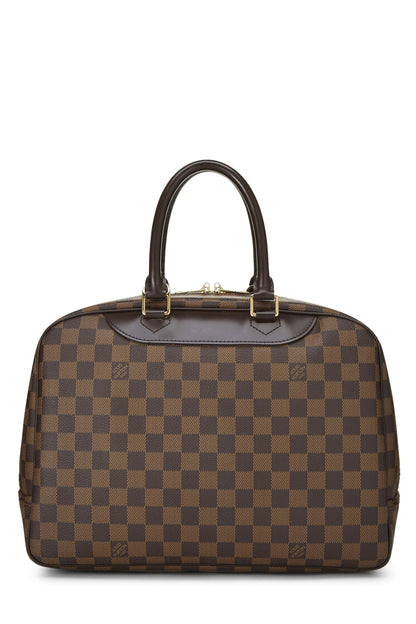 Louis Vuitton, commande spéciale Deauville Damier Ebène d'occasion, marron