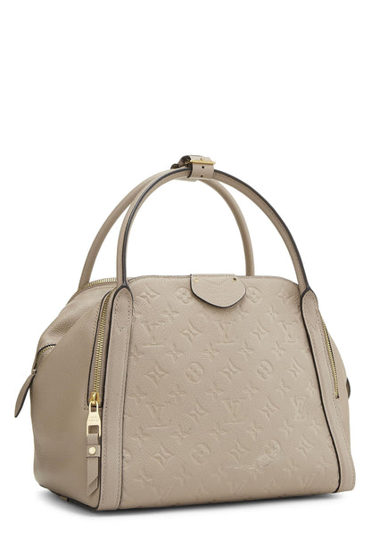 Louis Vuitton, Pre-Loved Grey Empreinte Marais MM, Grey