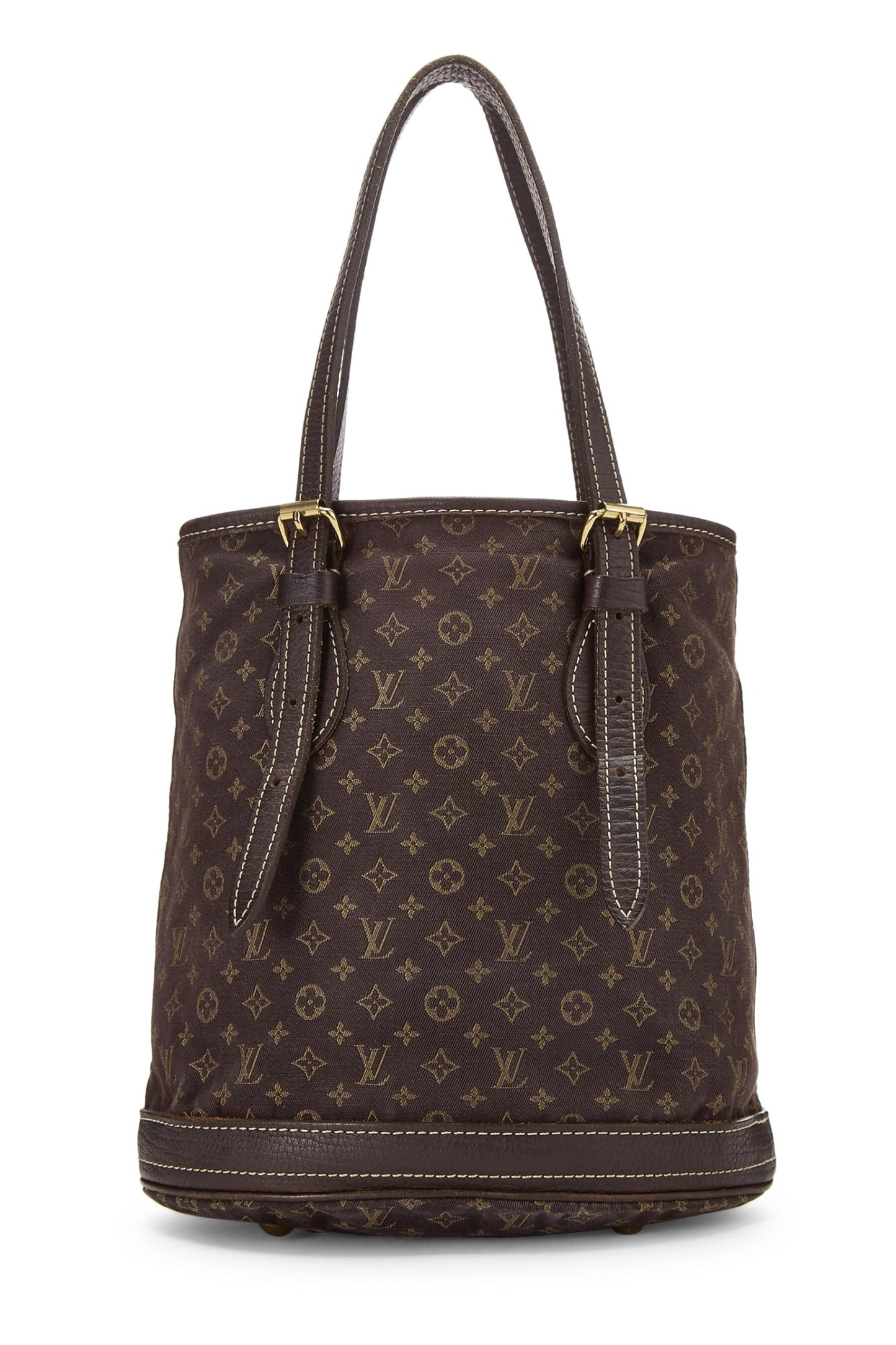 Louis Vuitton, Pre-Loved Brown Monogram Mini Lin Bucket PM, Brown