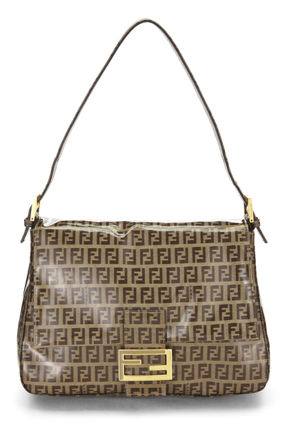 Fendi, Pre-Loved Brown Zucchino Vinyl Mama, Brown