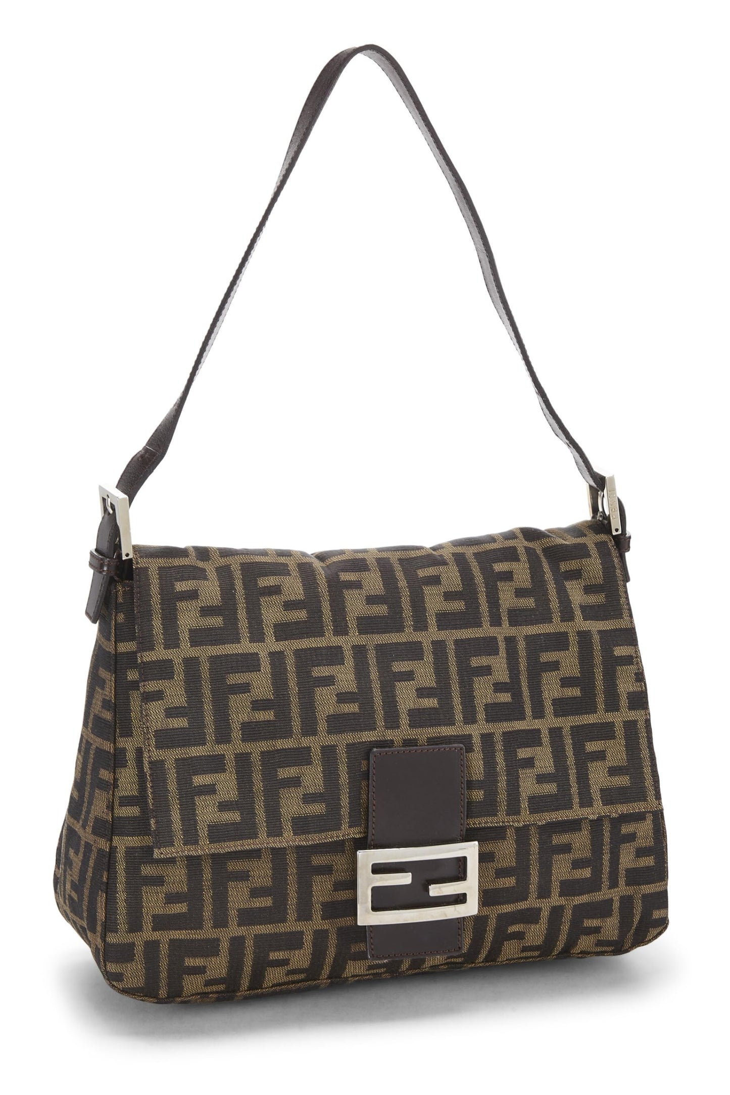 Fendi, Pre-Loved Brown Zucca Canvas Mama, Brown