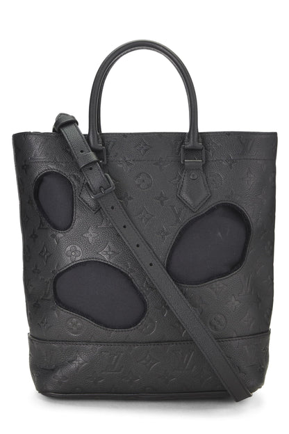 Louis Vuitton, Pre-Loved COMME DES GARÇONS x Louis Vuitton Black Monogram Empreinte Bag with Holes, Black