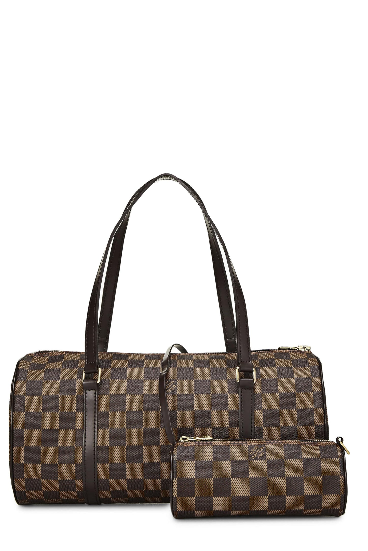 Louis Vuitton, Pre-Loved Damier Ebene Papillon 30 & Mini Set, Brown