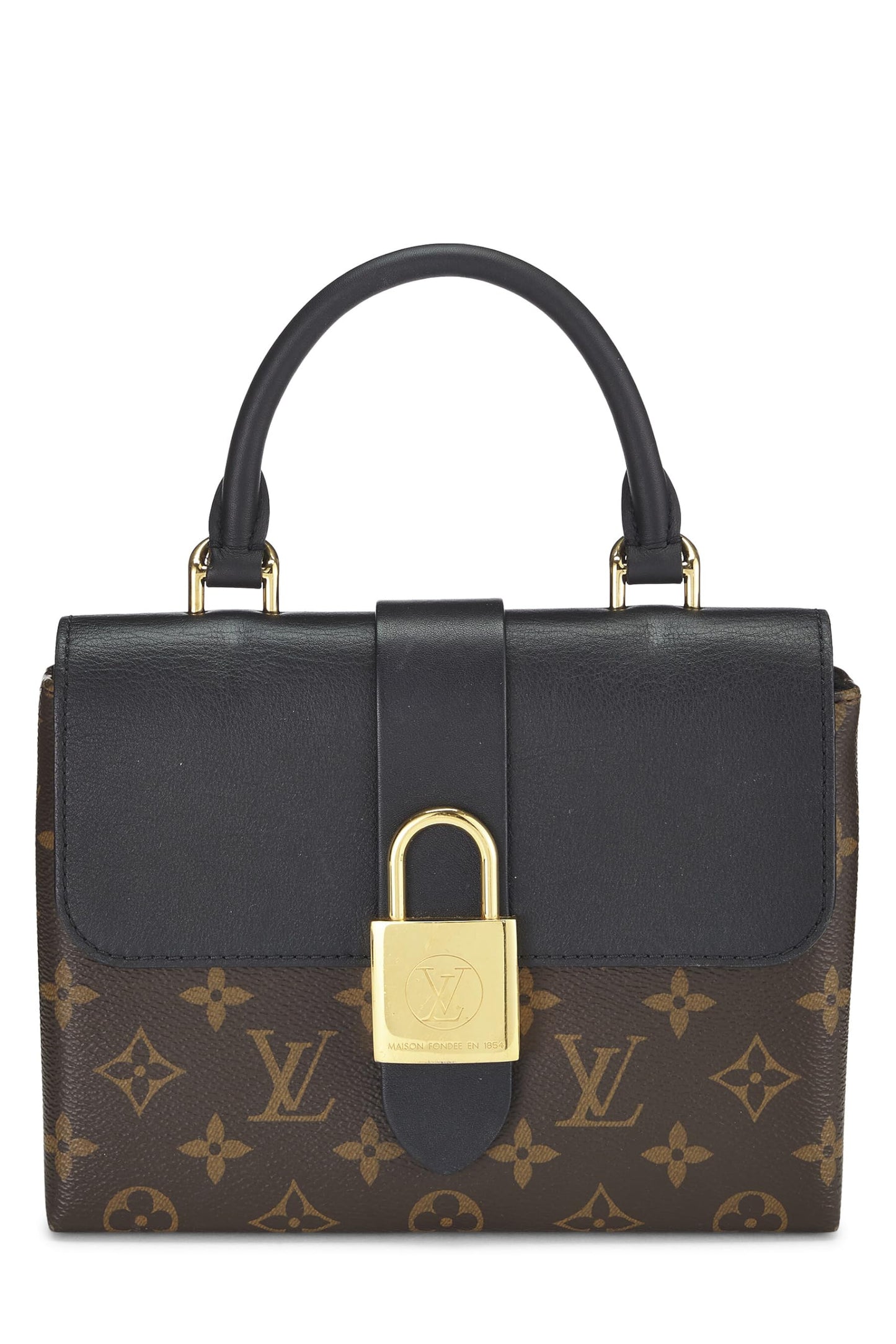 Louis Vuitton, Pre-Loved Black Monogram Locky BB, Black