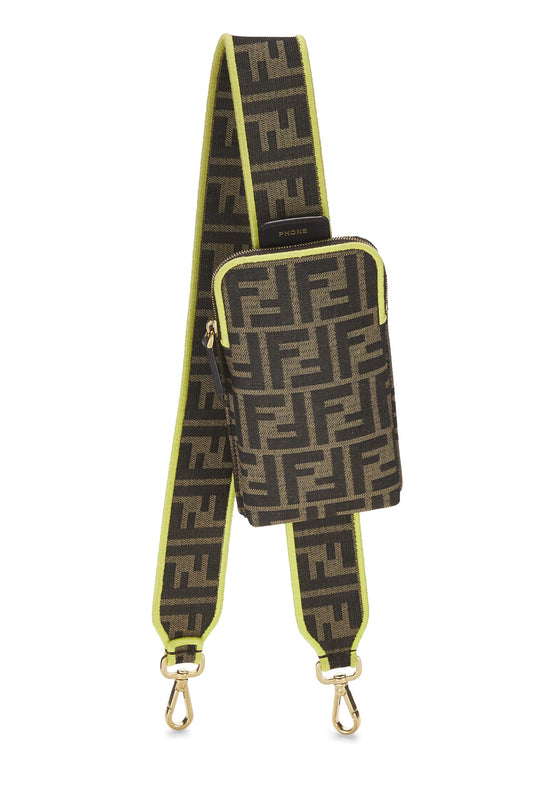 Fendi, toile enduite Zucca jaune d'occasion 1974 Strap You, jaune